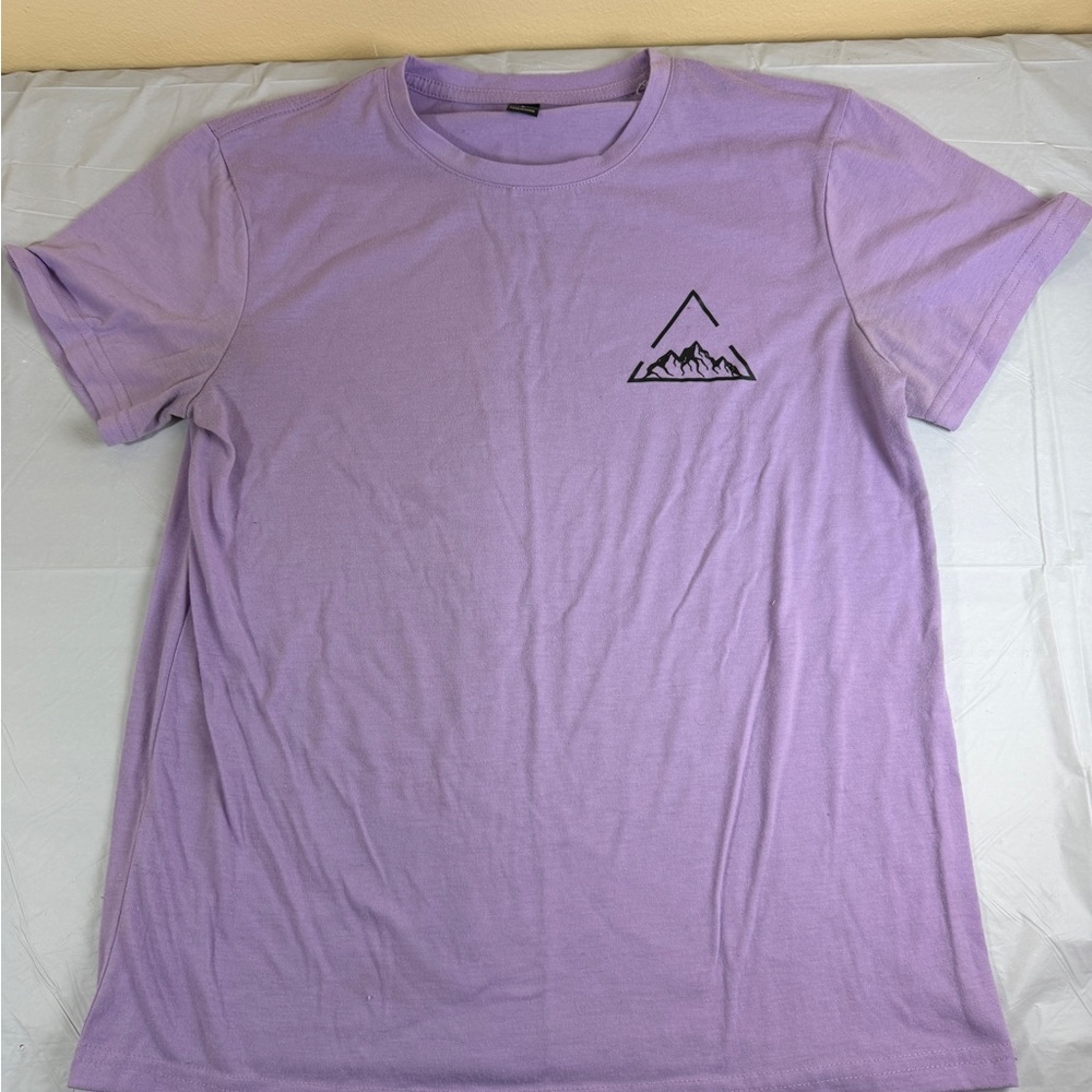 SHEIN Lavender Mountain Tee